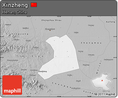 Gray Map of Xinzheng