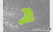 Physical Map of Xinzheng, desaturated