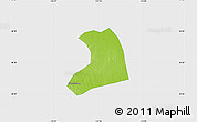 Physical Map of Xinzheng, single color outside