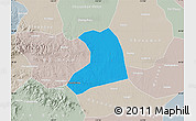 Political Map of Xinzheng, lighten, semi-desaturated