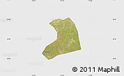 Satellite Map of Xinzheng, single color outside