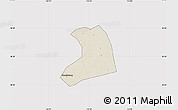 Shaded Relief Map of Xinzheng, cropped outside