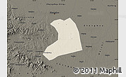 Shaded Relief Map of Xinzheng, darken