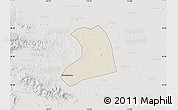 Shaded Relief Map of Xinzheng, lighten, semi-desaturated