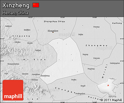 Silver Style Map of Xinzheng