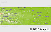 Physical Panoramic Map of Xinzheng