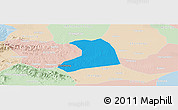 Political Panoramic Map of Xinzheng, lighten