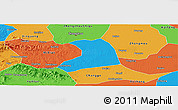 Political Panoramic Map of Xinzheng