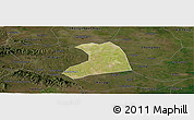 Satellite Panoramic Map of Xinzheng, darken