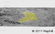 Satellite Panoramic Map of Xinzheng, desaturated