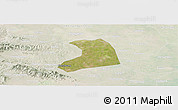 Satellite Panoramic Map of Xinzheng, lighten
