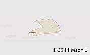 Shaded Relief Panoramic Map of Xinzheng, cropped outside