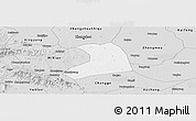 Silver Style Panoramic Map of Xinzheng