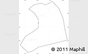 Blank Simple Map of Xinzheng, cropped outside, no labels