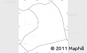 Blank Simple Map of Xinzheng, no labels
