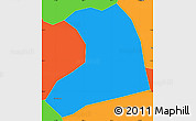 Political Simple Map of Xinzheng