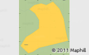 Savanna Style Simple Map of Xinzheng