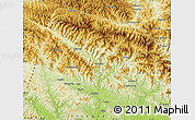 Physical Map of Xixia