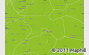 Physical Map of Yancheng