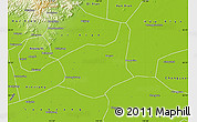 Physical Map of Yanjin