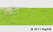 Physical Panoramic Map of Yanjin