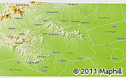 Physical 3D Map of Yu Xian