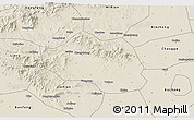 Shaded Relief 3D Map of Yu Xian