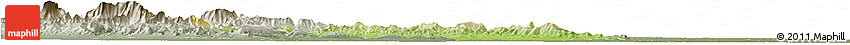 Physical Horizon Map of Yu Xian, semi-desaturated