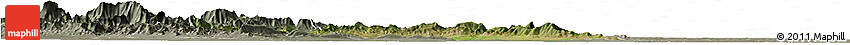 Satellite Horizon Map of Yu Xian, semi-desaturated