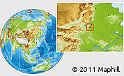 Physical Location Map of Yu Xian