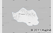 Gray Map of Yu Xian, single color outside