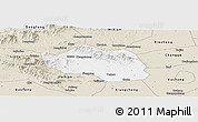 Classic Style Panoramic Map of Yu Xian