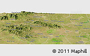 Satellite Panoramic Map of Yu Xian