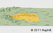 Savanna Style Panoramic Map of Yu Xian