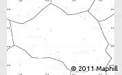 Blank Simple Map of Yu Xian, no labels