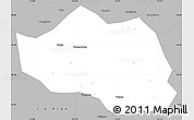 Gray Simple Map of Yu Xian