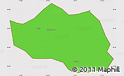 Political Simple Map of Yu Xian, cropped outside