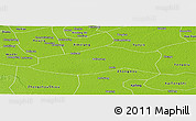 Physical Panoramic Map of Yuanyang