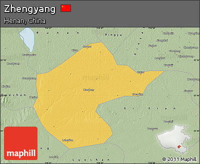 Savanna Style Map of Zhengyang