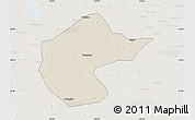 Shaded Relief Map of Zhengyang, lighten