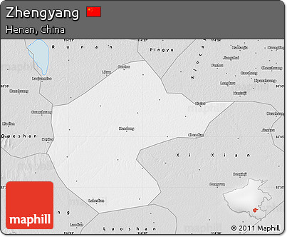 Silver Style Map of Zhengyang