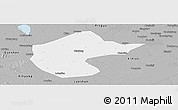 Gray Panoramic Map of Zhengyang