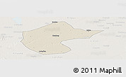 Shaded Relief Panoramic Map of Zhengyang, lighten