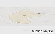 Shaded Relief Panoramic Map of Zhengyang, lighten, semi-desaturated