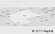 Silver Style Panoramic Map of Zhengyang