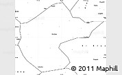 Blank Simple Map of Zhengyang