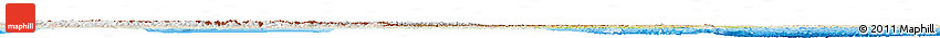 Physical Horizon Map of China, lighten, land only