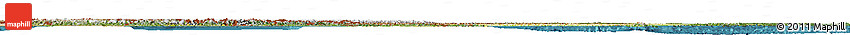 Physical Horizon Map of China, satellite outside