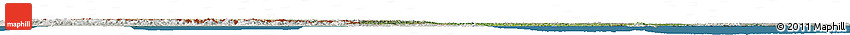 Satellite Horizon Map of China, lighten, semi-desaturated, land only