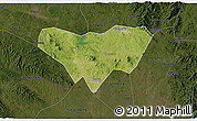Satellite 3D Map of Anlu, darken